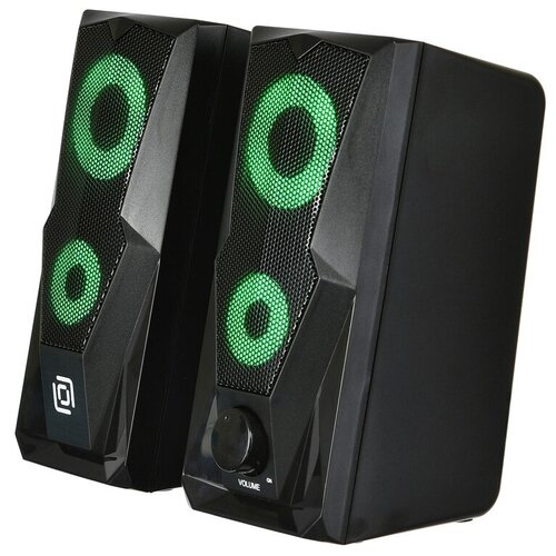 Колонки Оклик OK-127 20 черный 6Вт 190600₽