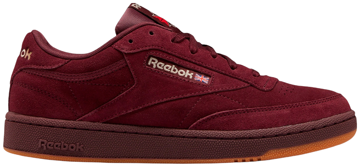 Кроссовки Reebok Club C 85 Maroon/Modern Beige/Reebok Rubber Gum 03 / 37.5 EU