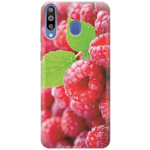 фото Gosso ультратонкий силиконовый чехол-накладка для samsung galaxy m30 с принтом "малинка"