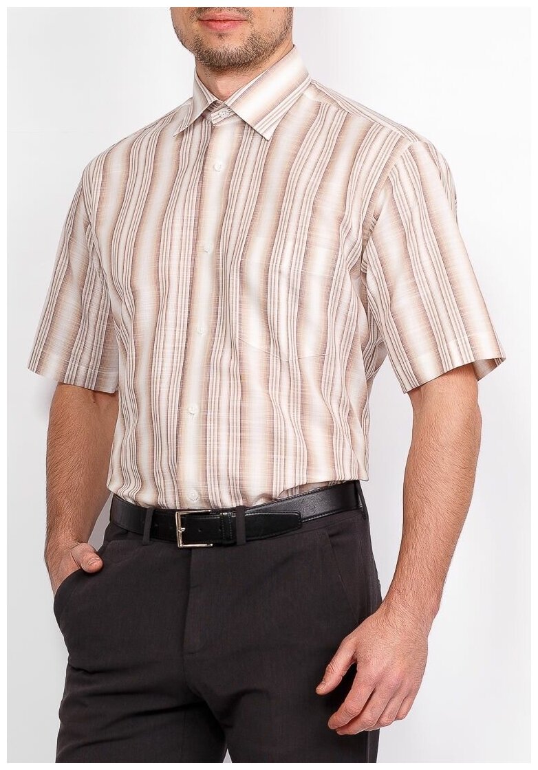 Рубашка мужская короткий рукав GREG 151/301/636/C 
