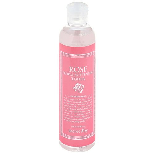 Secret Key Увлажняющий тонер для лица с экстрактом дамасской розы Secret Key Rose Floral Softening Tone, 248 мл