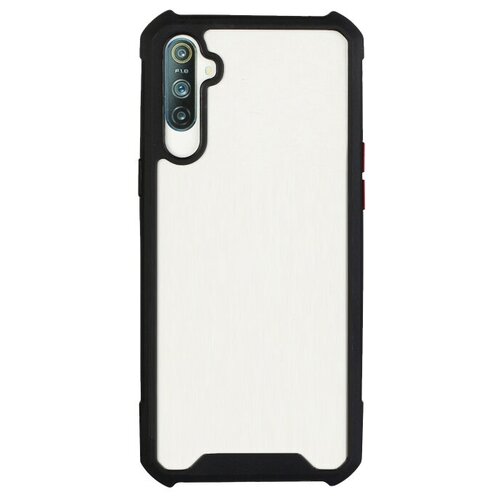 фото Чехол-бампер mypads для realme 6s противоударный усиленный ударопрочный черный