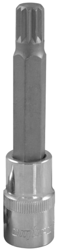 Насадка торцевая 1/2"DR с вставкой-битой SPLINE, M6, 100 мм Ombra 121706