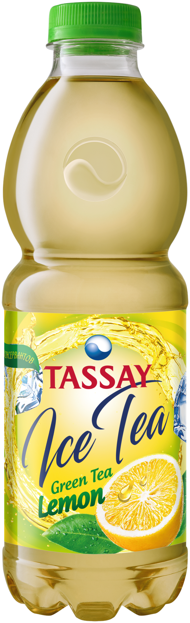 Зеленый чай Tassay Ice Tea со вкусом лимона 1,0л - фотография № 1