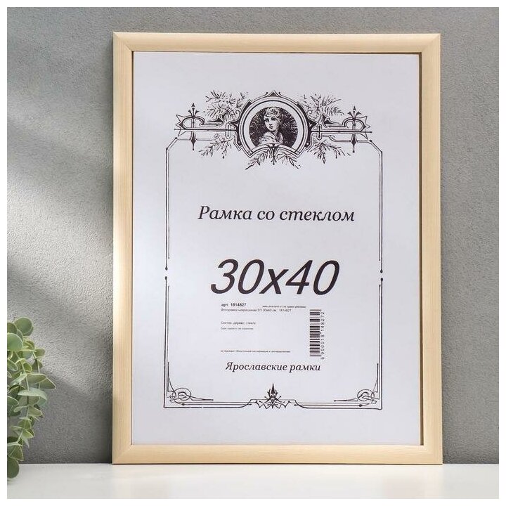 Фоторамка некрашеная 2/3 30х40 см 1814827