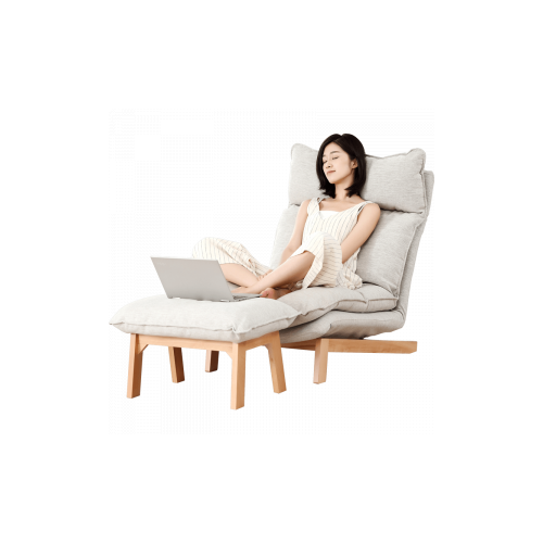 Комплект кресло-реклайнер и подставка для ног 8H Freely Adjustable Lounge Sofa And Footstool Beige (ST1+ST1-1)