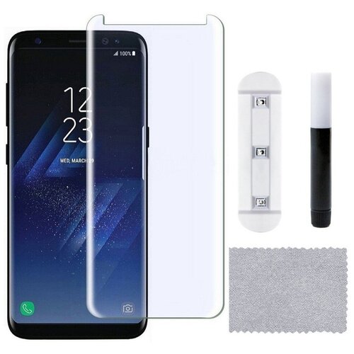 фото Защитное стекло с ультрафиолетом для samsung galaxy s8 чехлы и стекла