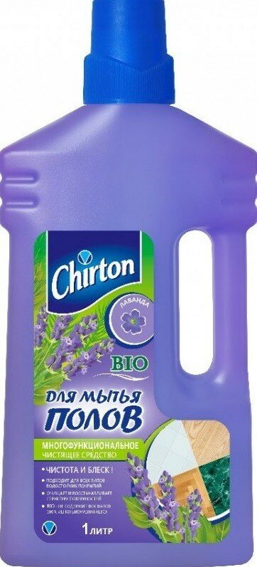 Набор из 3 штук Средство для мытья полов Chirton Лаванда 1000мл