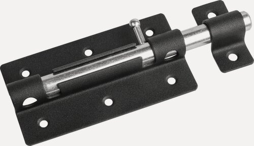 Изображение товара Задвижка дверная 120 мм ЗД-09, черная STARFIX SMP-63064-1