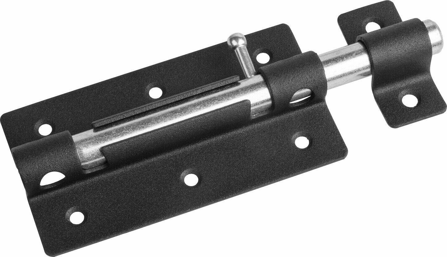 Задвижка дверная 120 мм ЗД-09 черная STARFIX SMP-63064-1
