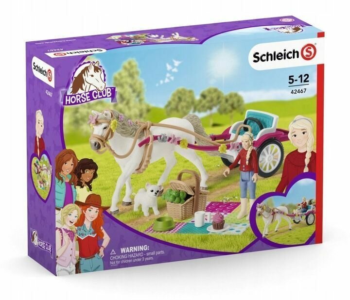 Игровой набор Schleich Карета с лошадью Horse Club 42467