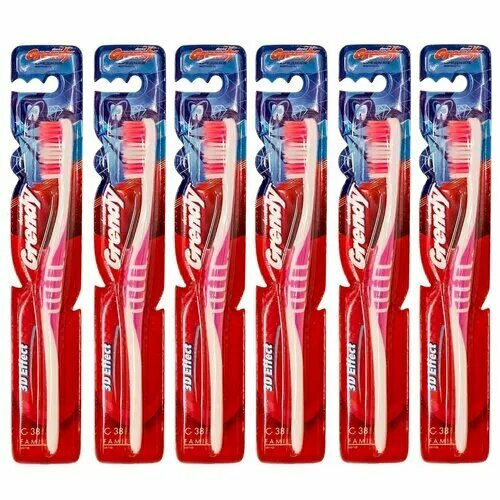 Зубная щетка Grendy 3D Effect Family C-38 299₽