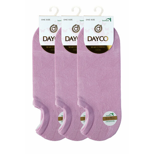 фото Носки dayco, 3 пары, размер 36-40, фиолетовый