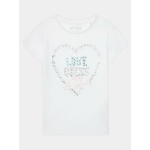 Футболка GUESS, размер 8Y [METY], белый