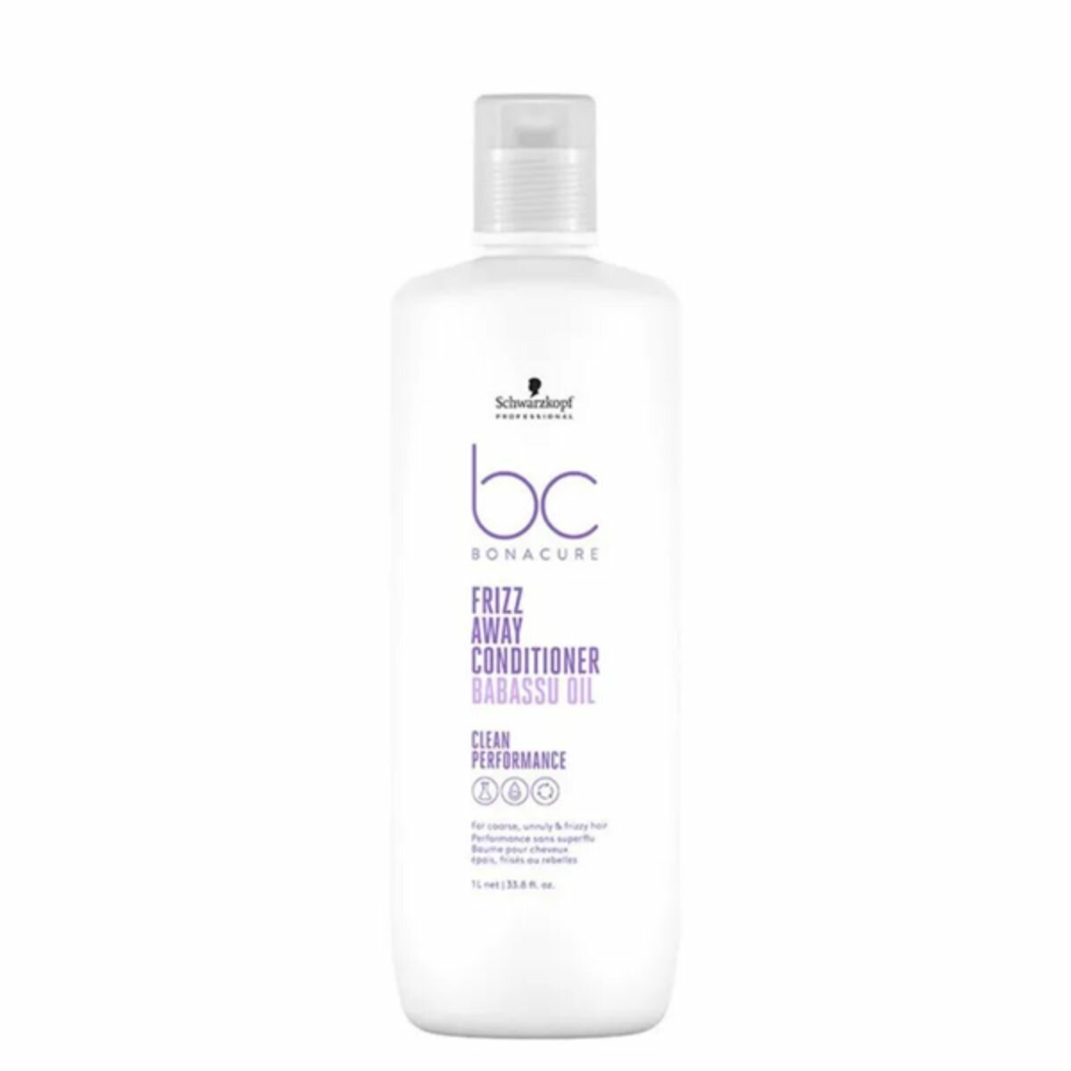 Schwarzkopf BC Bonacure Frizz Away Conditioner - Кондиционер разглаживающий для жестких и непослушных волос 1л