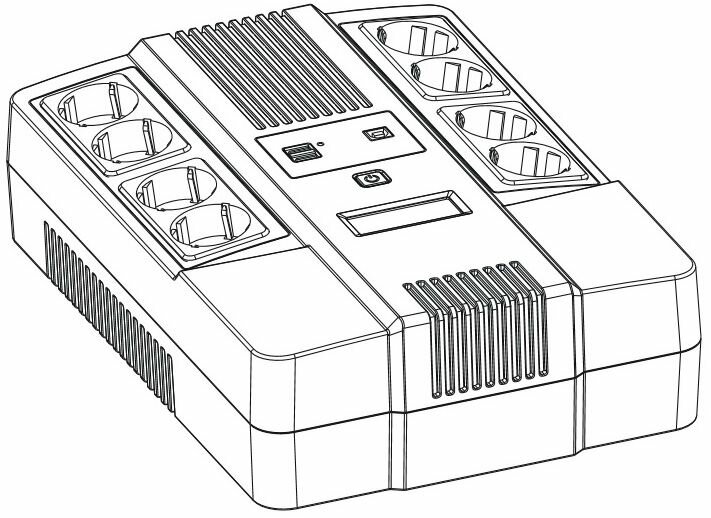ИБП Powerman Brick 850 PLUS
