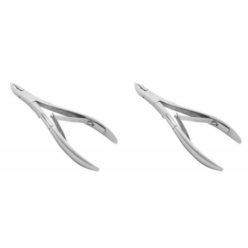 Jacks Beauty Кусачки для кутикулы Classic J-188/5 Sр, двухпружинные, 10 см лезвие 5 мм, глянцевые, ручная заточка, 2 шт.