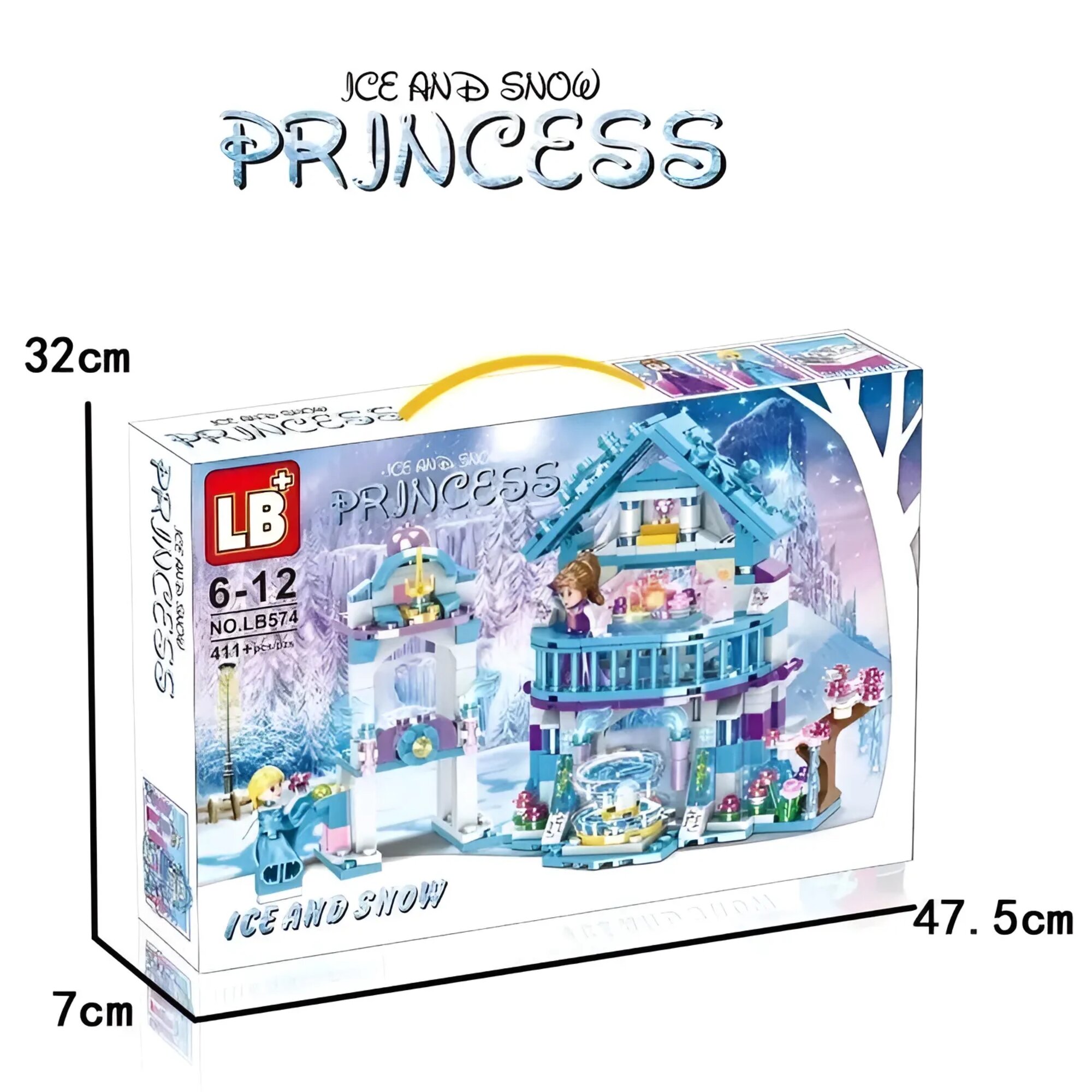 Конструктор LB+ Princess LB574, 411 дет.