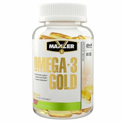 Maxler/ Omega-3 Gold (120капс) рыбий жир