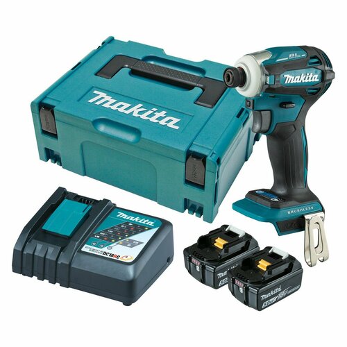 Аккумуляторный ударный винтовёрт Makita DTD172RTJ 18V 2x50Ah Li-Ion MakPac 52823₽