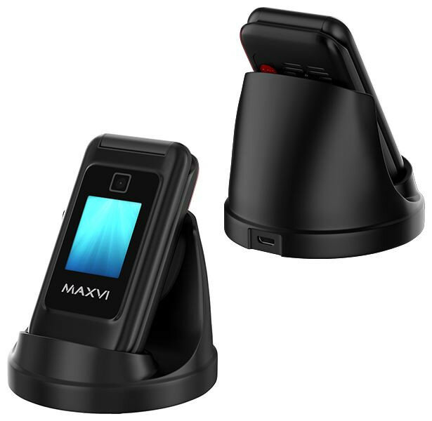 Телефон мобильный (MAXVI E8 Black)