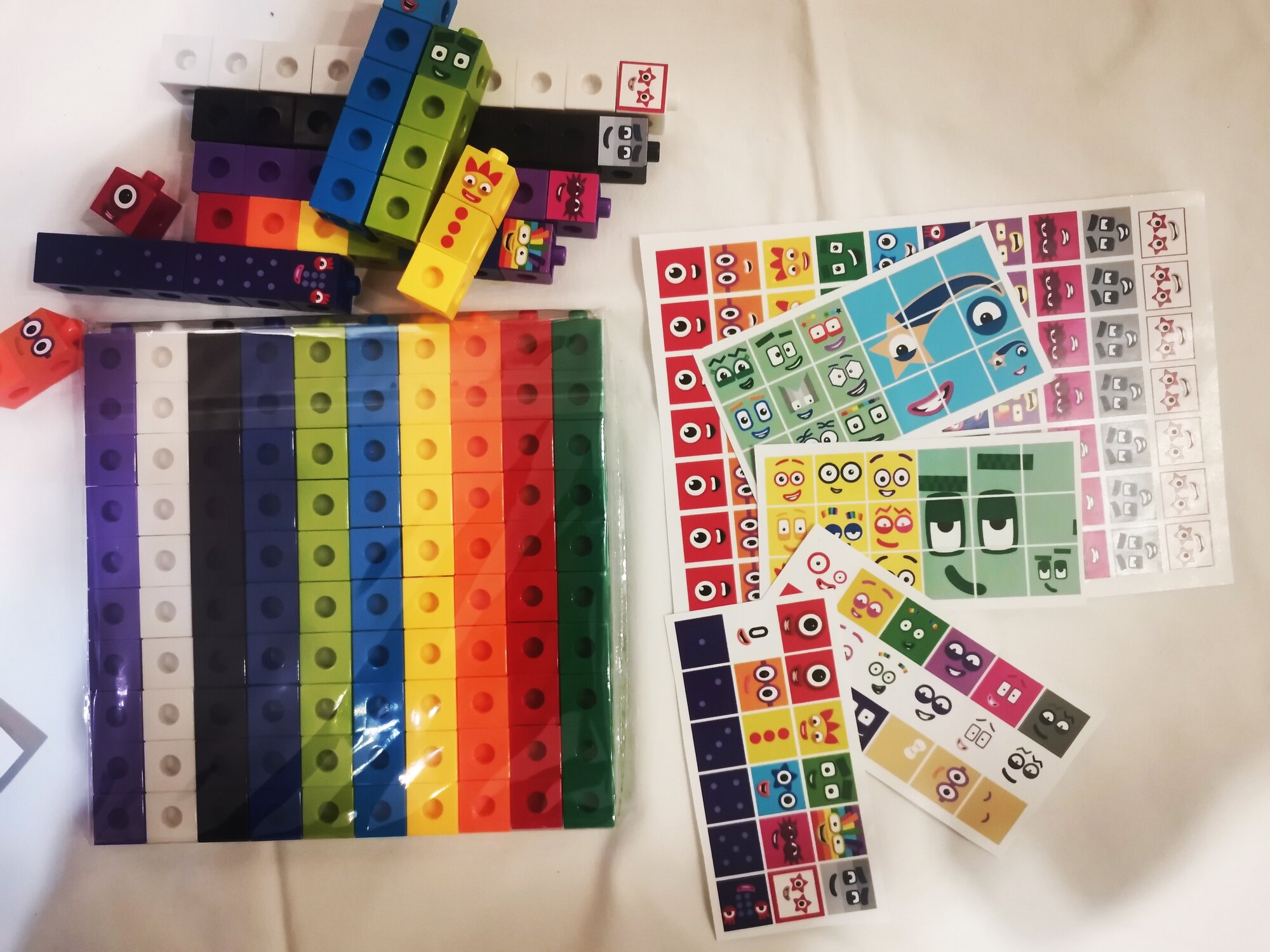 Кубики "Numberblocks конструктор" эмоции — фото 1