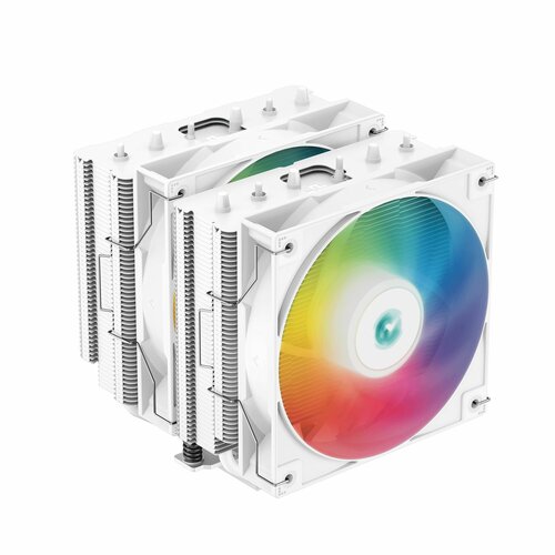 Кулер для процессора Deepcool AG620 ARGB White, с адаптивной подсветкой белый