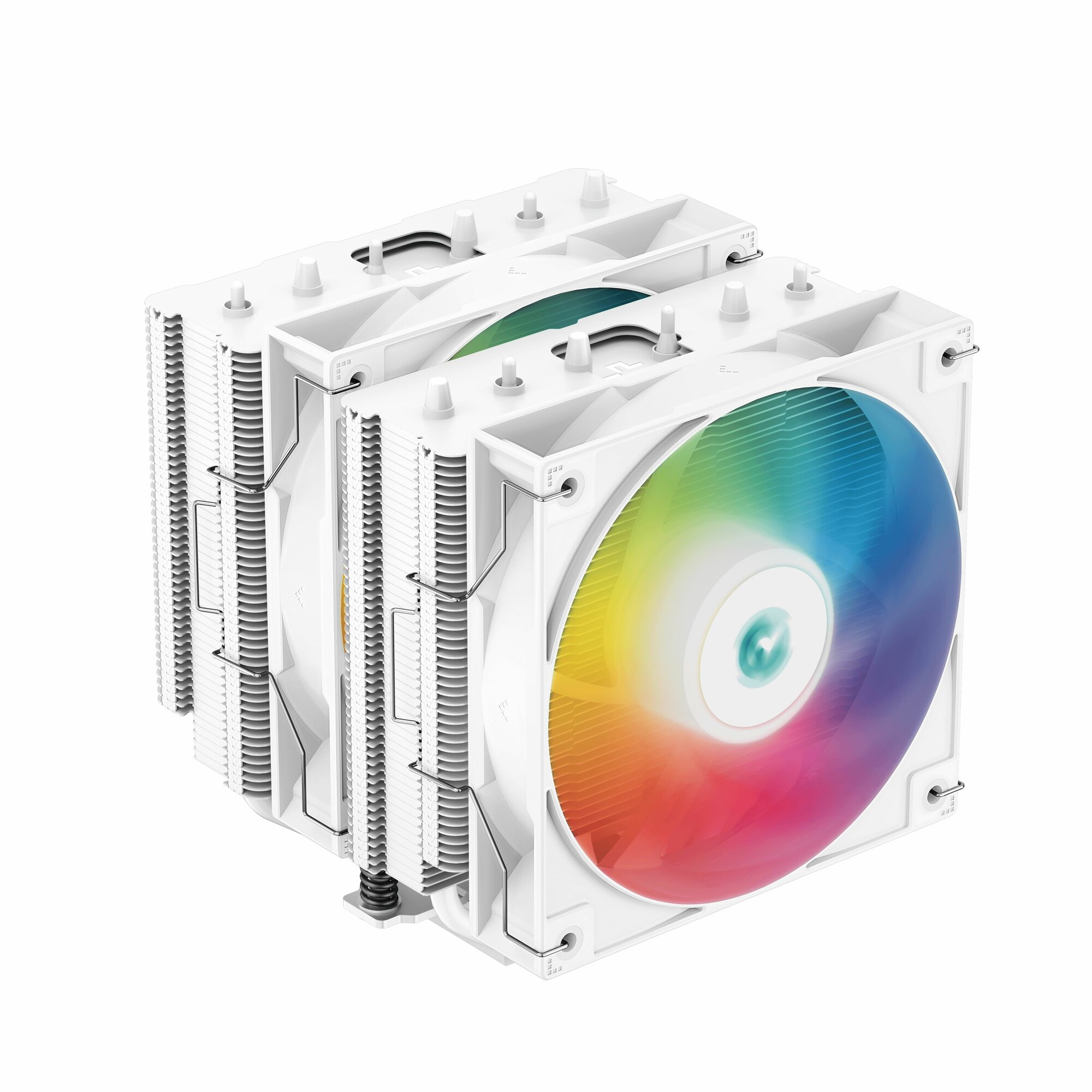фото Кулер для процессора Deepcool AG620 ARGB White, белый с адаптивной подсветкой