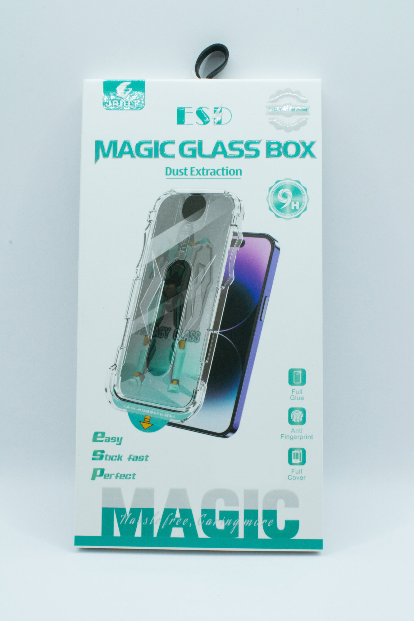 Защитное стекло для iPhone 13/ 13 PRO/ 14 "Антишпион" глянцевое с аппликатором для установки 1 шт.