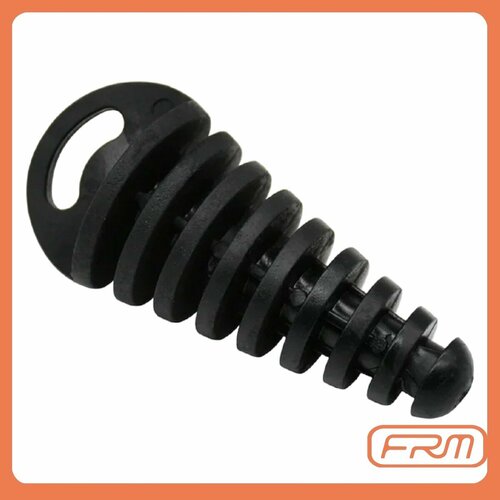 Заглушка пробка в глушитель 15-37 мм на мотоцикл скутер мопед автомобиль для мотоциклиста автомобилиста черная 599₽