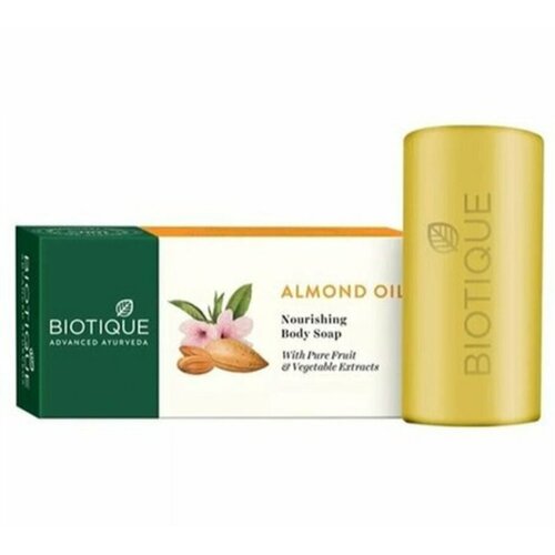 Biotique Мыло питающее с миндальным маслом Almond Oil Nourishing Soap150 г Индия 350₽