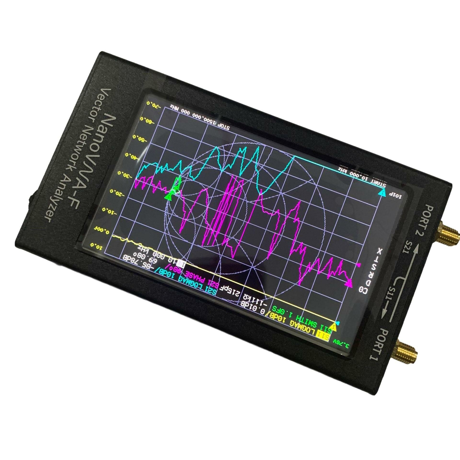 Сетевой Векторный Анализатор Цепей и Антенн Deepelec NanoVNA-F 50КГц - 1ГГц Network Analyzer S11 S21