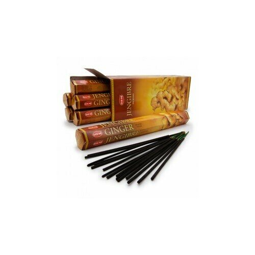 Hem Incense Sticks GINGER (Благовония имбирь, Хем), уп. 20 палочек.