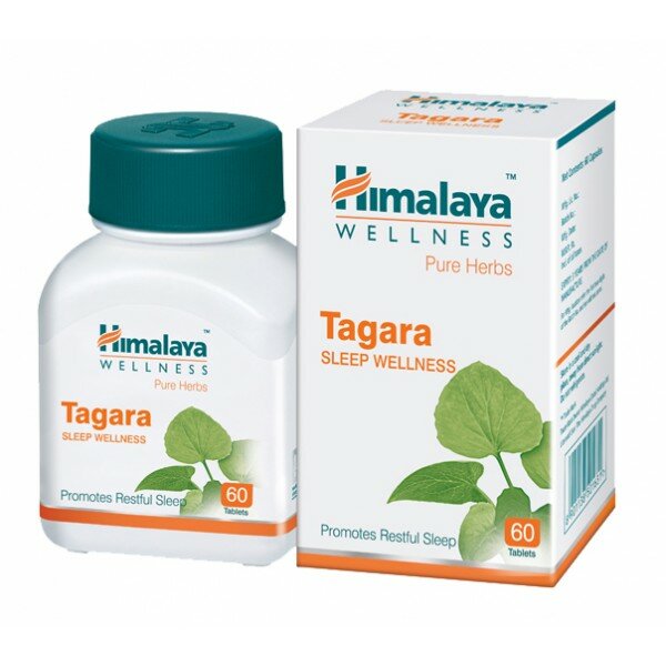 TAGARA Sleep Wellness, Himalaya (тагара, Натуральное снотворное, Хималая), 60 таб.