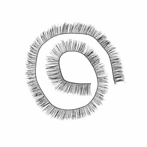 Реснички для кукол и игрушек черные 8 мм длина нити 20 см 2 упаковки 350₽