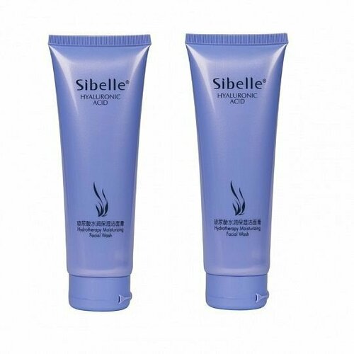 Sibelle Пенка для умывания с гиалуроновой кислотой Hyaluronic Acid, 120 г, 2 штуки