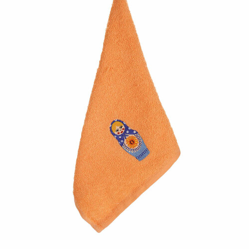 Diva Afrodita Кухонное полотенце Матрешка цвет: оранжевый (30х50 см)