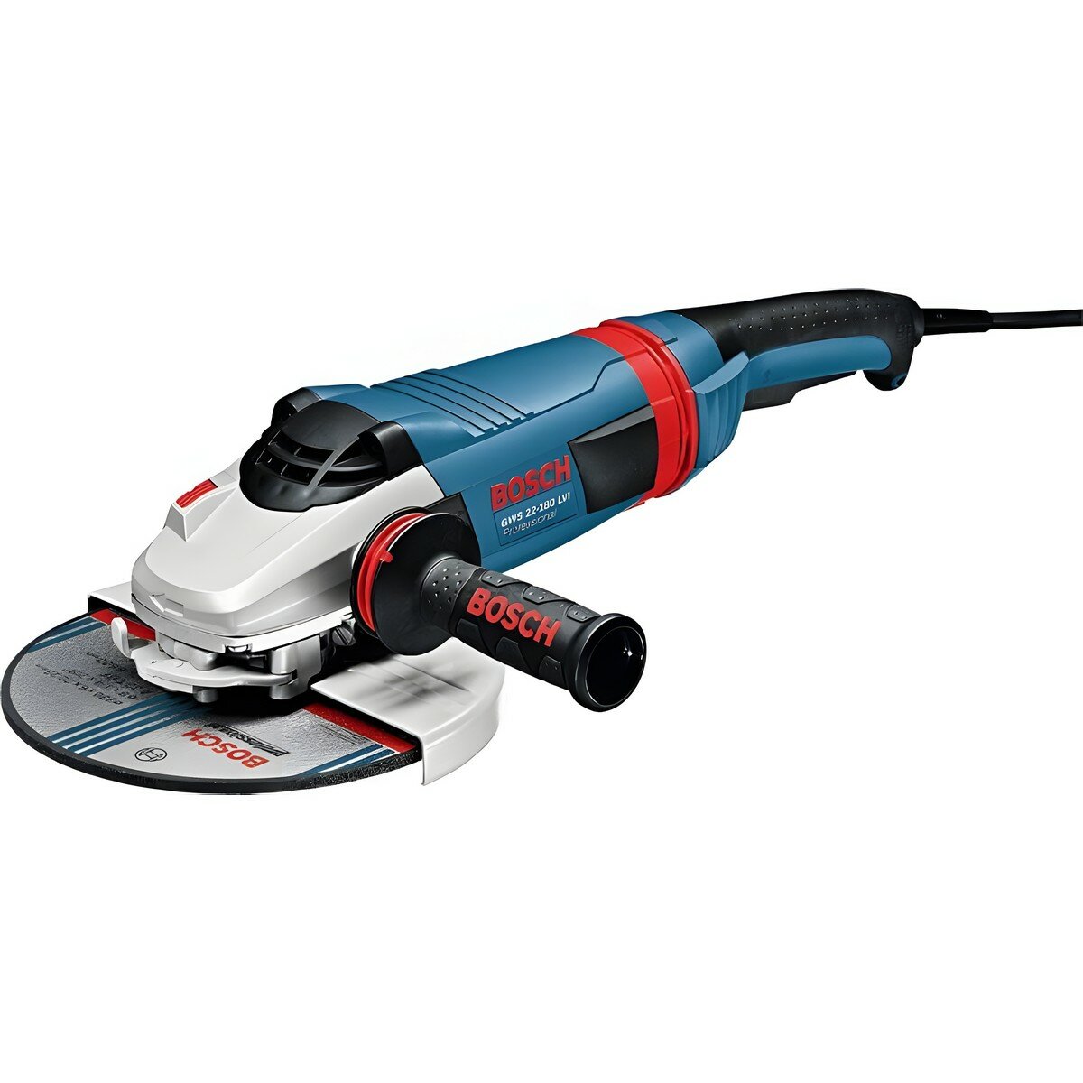 Шлифмашина угловая BOSCH GWS 22-180 LVI 0601890D00 (180 мм, 2200 Вт, 8500 об/мин)