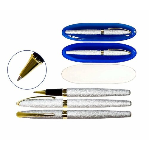 Металлическая шариковая ручка в пластиковом футляре 413₽