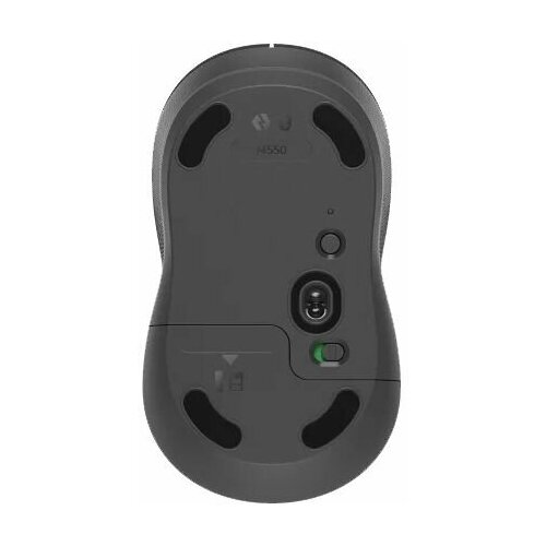 Мышь Logitech M550, оптическая, беспроводная, USB, темно-серый и серый [910-007190]