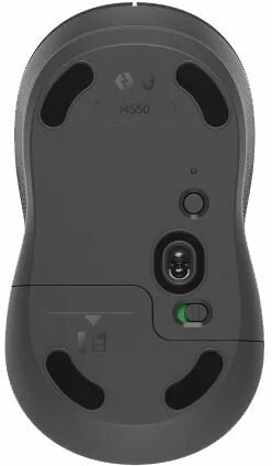 Мышь Logitech M550, оптическая, беспроводная, USB, темно-серый и серый [910-007190]