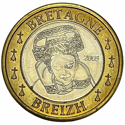 ватикан 1 евро 2005 г essai проба proof Франция, Бретань 1 евро 2005 г. Essai (Проба)