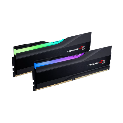 Модуль памяти DDR5 G.SKILL TRIDENT Z5 RGB 64GB (2x32GB) 5600MHz CL30 (30-36-36-89) 1.25V / F5-5600J3036D32GX2-TZ5RK / Black