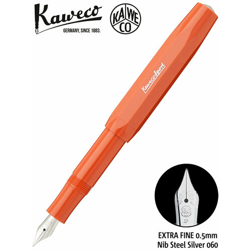 Перьевая ручка Kaweco SKYLINE Sport Fox (10001694) EF 0.5 мм, оранжевый корпус