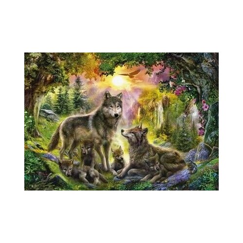 Пазлы (1500эл) Волки (Art Collection) 83046 (Степ Пазл) пазлы 110 осень collection fauna
