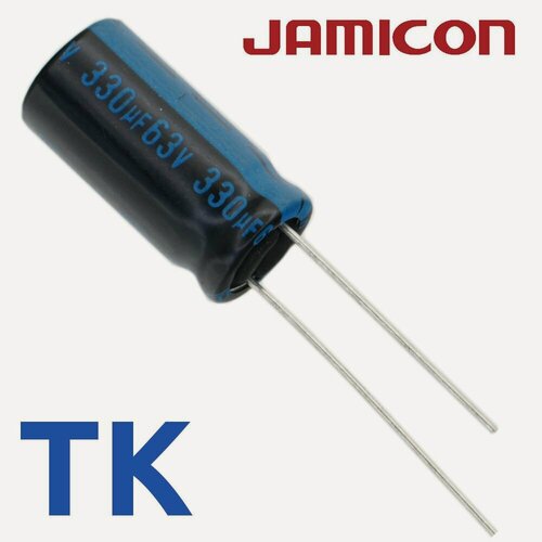 Изображение товара 330мкФ 63В / TK / 10x21 / 105 С / конденсатор электролитический (2шт)