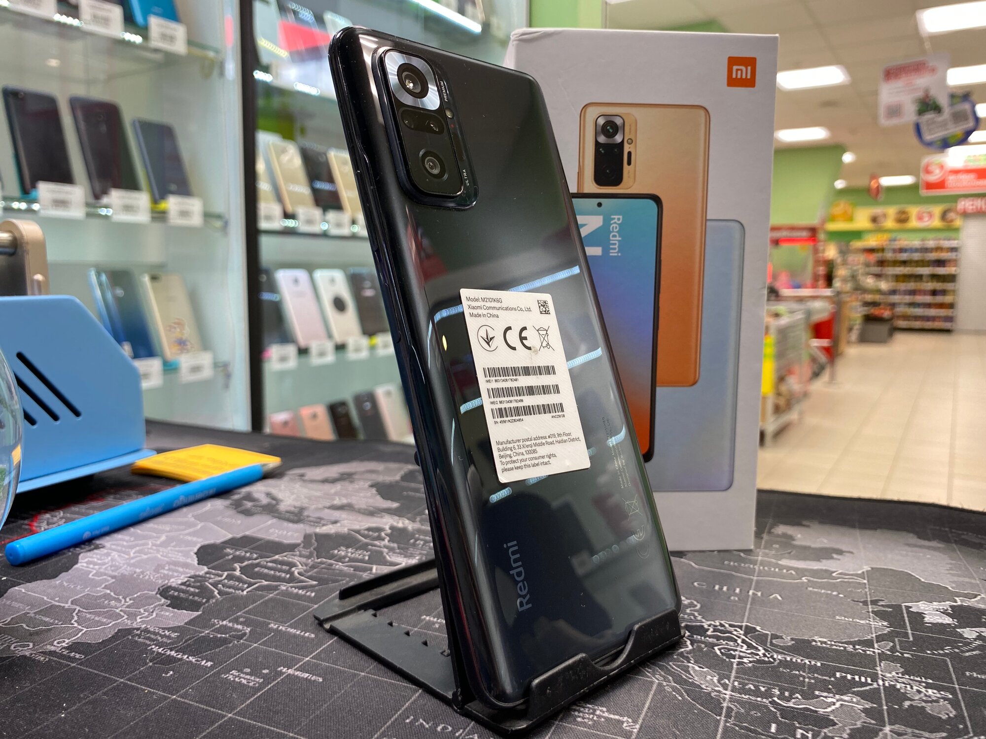 Смартфон Xiaomi Redmi Note 10 Pro 8/256 ГБ Global, Dual nano SIM, серый оникс — фото 1