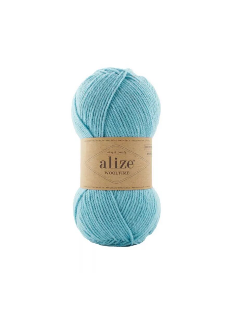 Пряжа Alize Wooltime 522 мята