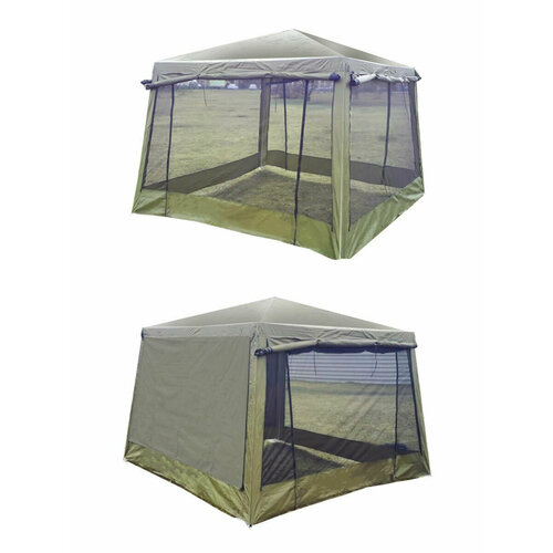 Шатер 1628D / туристическая палатка / шатёр на дачу / тент мероприятия / для дачи / шатер садовый / беседка
