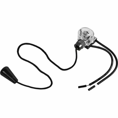 Выключатель на веревке 20 см цвет черный